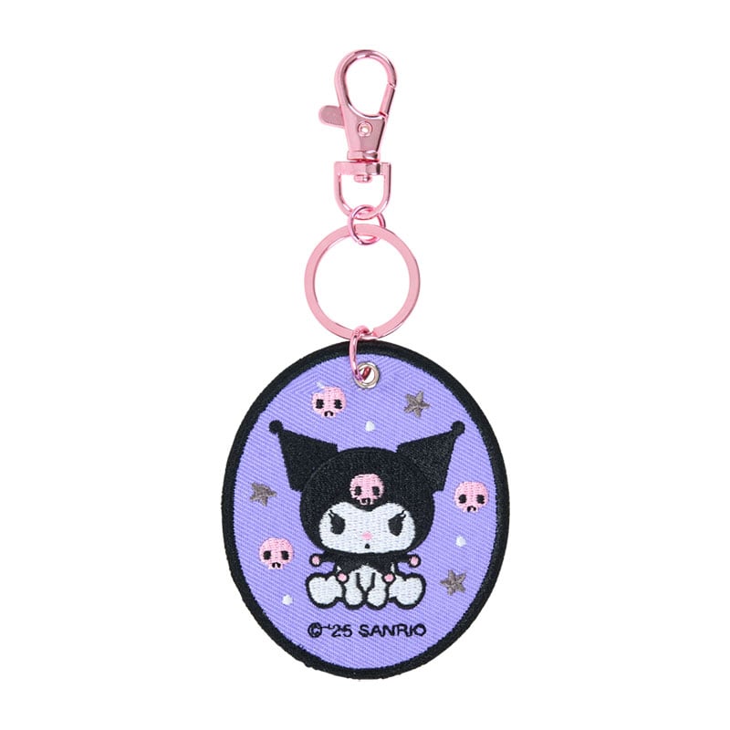 Kuromi Patch Keychain - Aksesori Patches Embroidery Kuromi