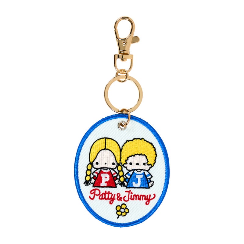 Patty & Jimmy Mascot Badge Keychain (Sanrio Character Award Series) Accessory Japan Original