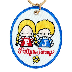 Patty & Jimmy Mascot Badge Keychain (Sanrio Character Award Series) Accessory Japan Original
