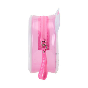 Hello Kitty Pink & Clear Zipper Pouch (I Love Hello Kitty Series) Bags Japan Original