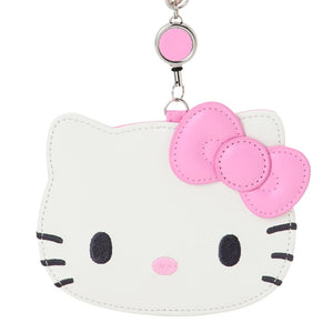 Hello Kitty Pink Retractable ID Badge Reel (I Love Hello Kitty Series) Accessory Japan Original