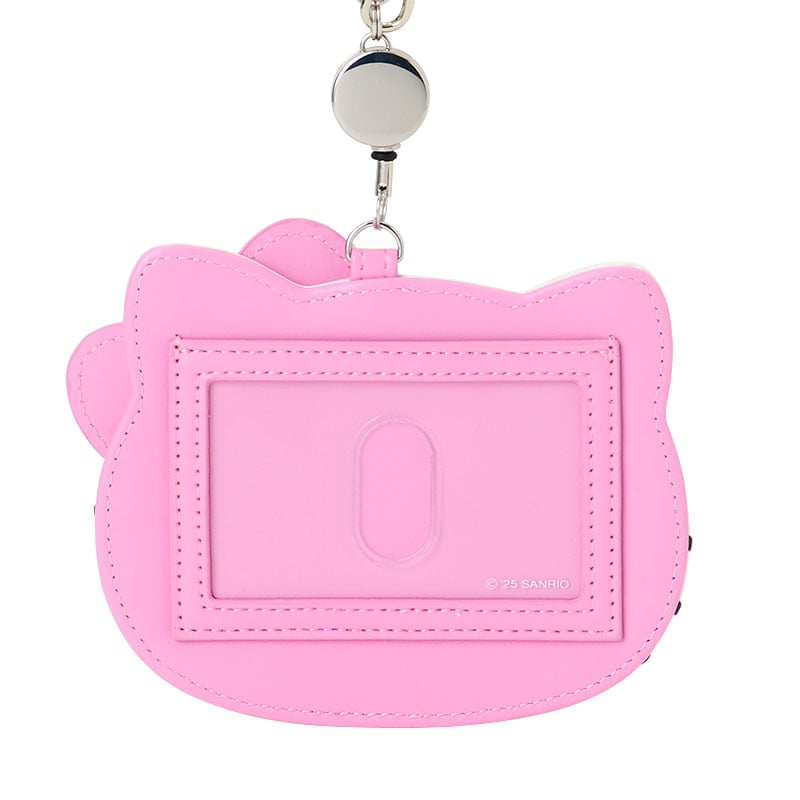 Hello Kitty Pink Retractable ID Badge Reel (I Love Hello Kitty Series) Accessory Japan Original