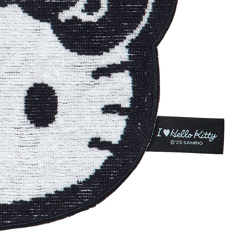 Hello Kitty Black Hand Towel (I Love Hello Kitty Series) Home Goods Japan Original