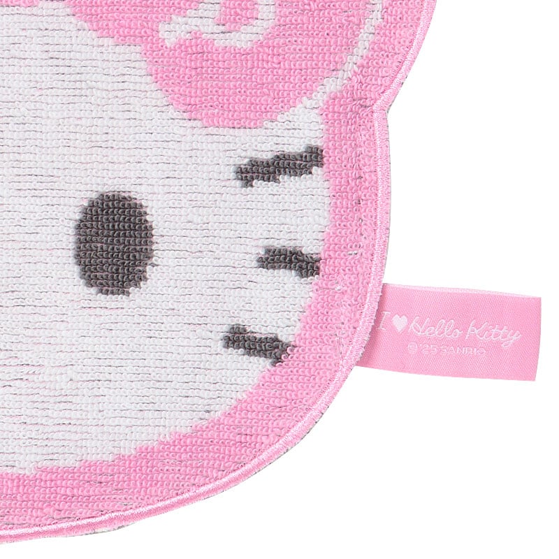 Hello Kitty Pink Hand Towel (I Love Hello Kitty Series) Home Goods Japan Original