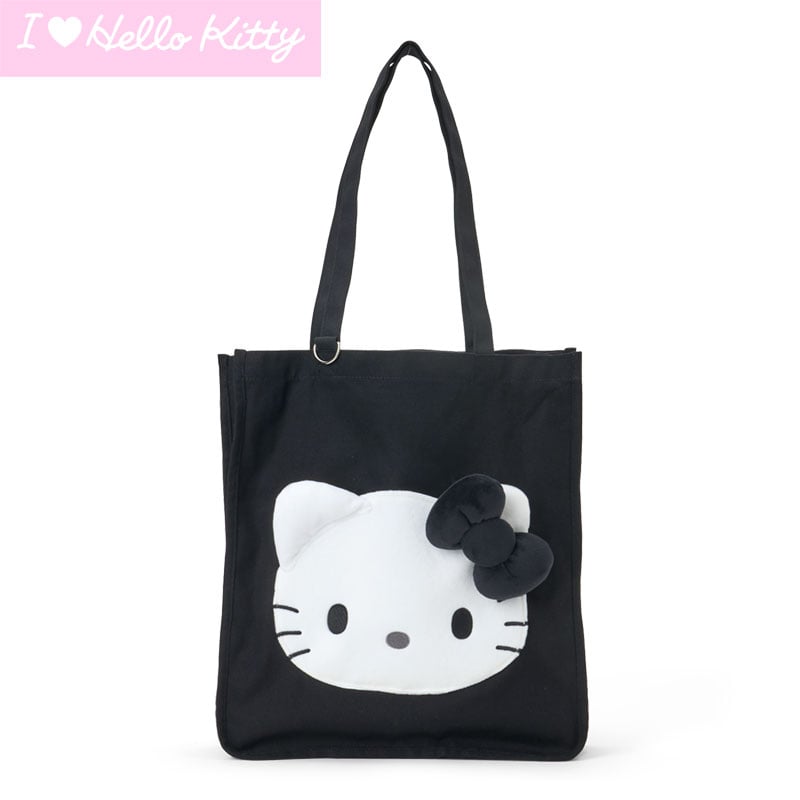 Hello Kitty Black Tote Bag (I Love Hello Kitty Series) Bags Japan Original