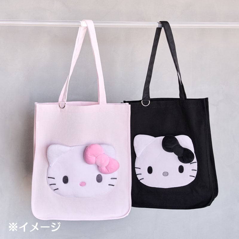 Hello Kitty Black Tote Bag (I Love Hello Kitty Series) Bags Japan Original