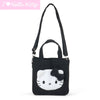Hello Kitty 2-Way Black Mini Tote Bag (I Love Hello Kitty Series) Bags Japan Original