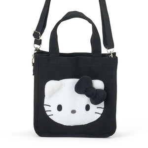 Hello Kitty 2-Way Black Mini Tote Bag (I Love Hello Kitty Series) Bags Japan Original