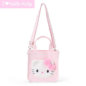 Hello Kitty 2-Way Pink Mini Tote Bag (I Love Hello Kitty Series) Bags Japan Original