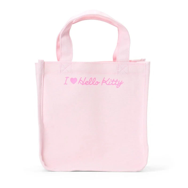 Hello Kitty 2-Way Pink Mini Tote Bag (I Love Hello Kitty Series) Bags Japan Original