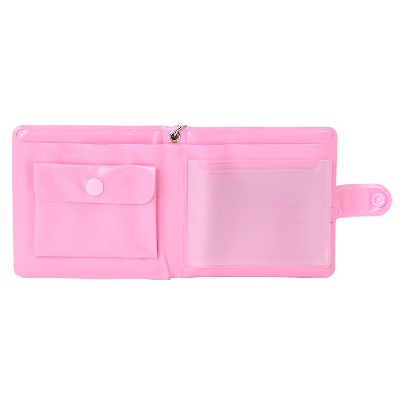 Hello Kitty Pink Vinyl Snap Wallet (I Love Hello Kitty Series) Accessory Japan Original