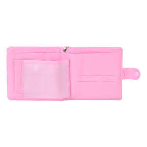 Hello Kitty Pink Vinyl Snap Wallet (I Love Hello Kitty Series) Accessory Japan Original