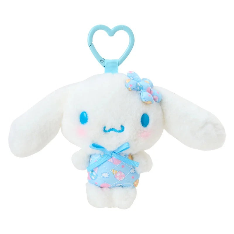 Cinnamoroll Plush Mascot Keychain (Retro Quilt Series) Accessory Japan Original