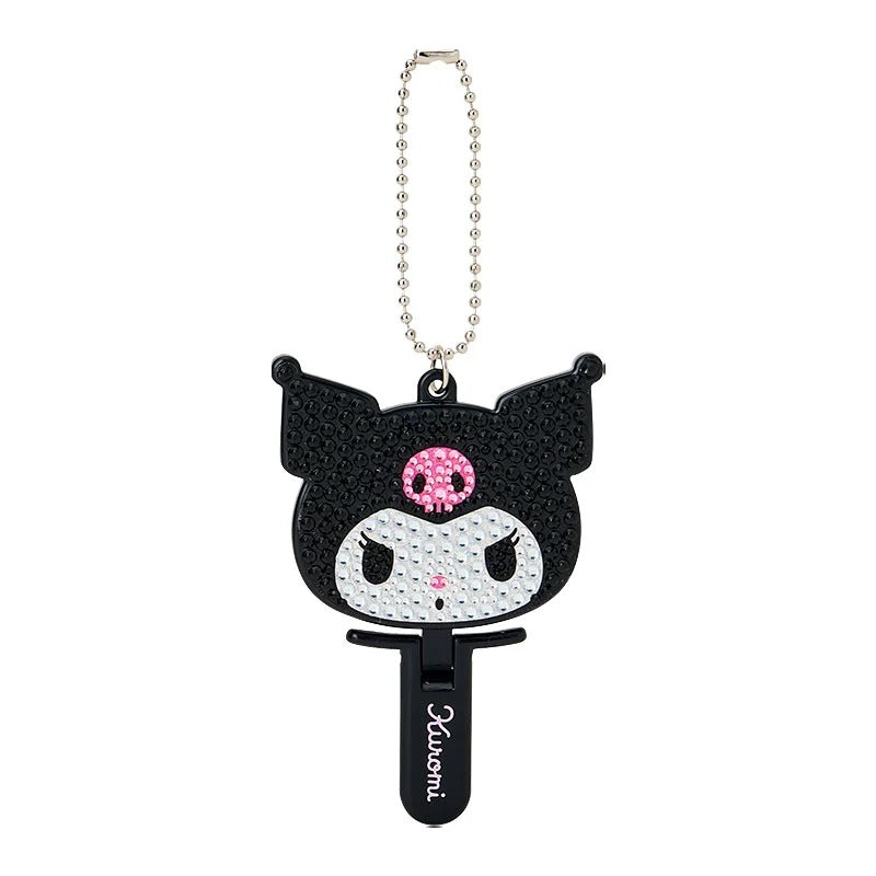 Kuromi Mini Bling Mirror Charm Accessory Japan Original