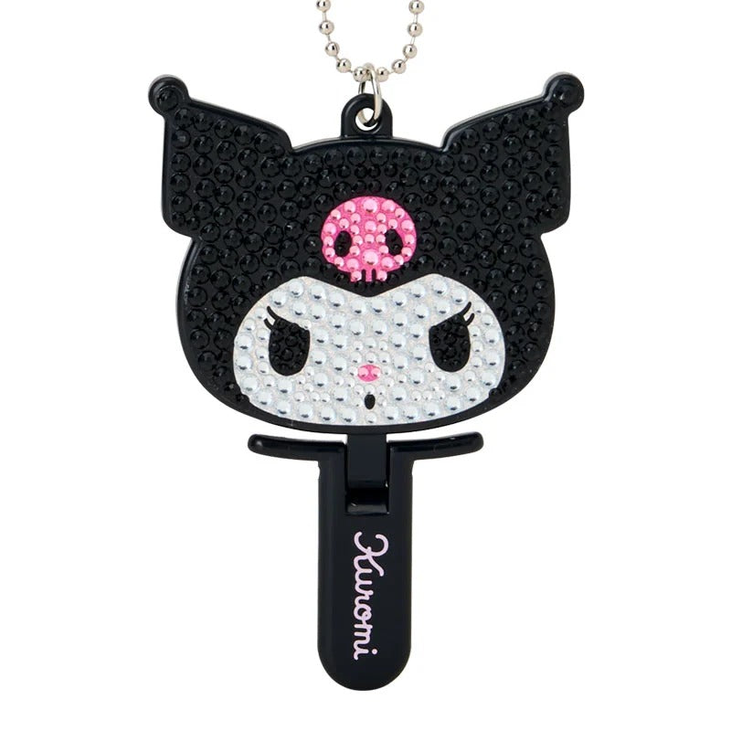 Kuromi Mini Bling Mirror Charm Accessory Japan Original