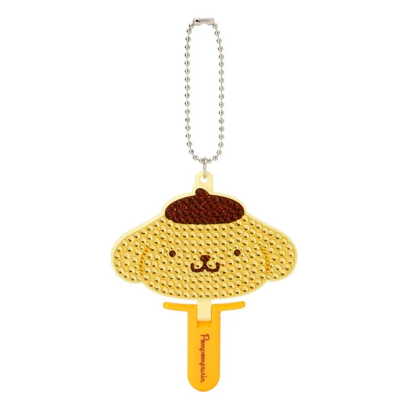 Pompompurin Mini Bling Mirror Charm Accessory Japan Original