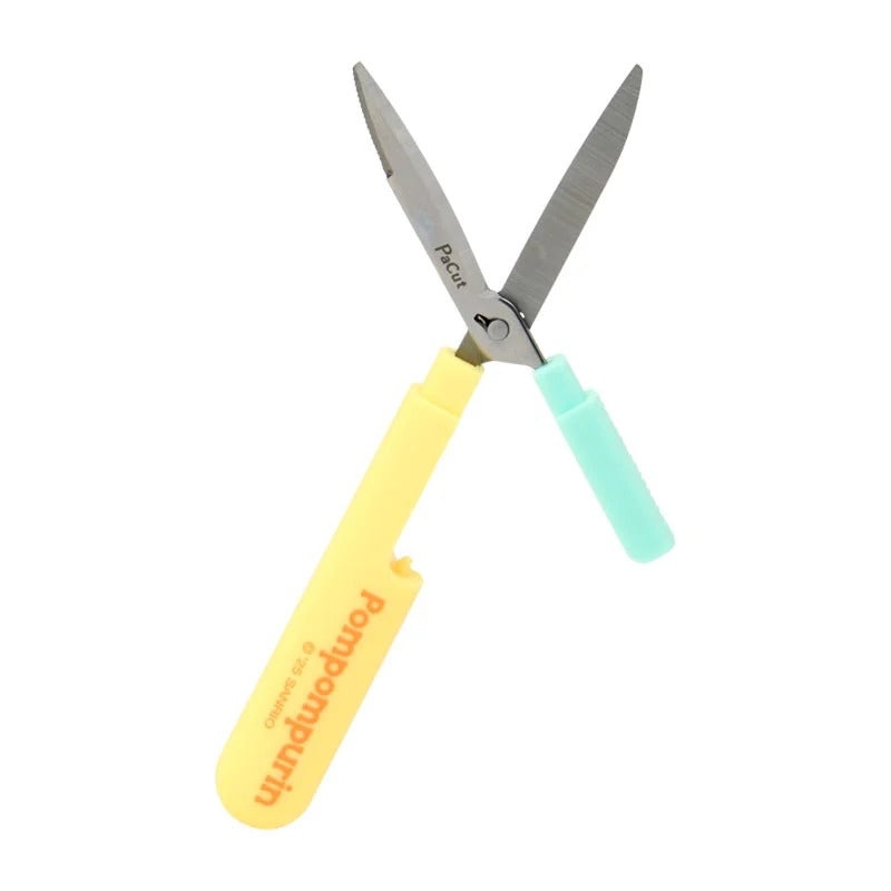 Pompompurin Gingham Compact Scissors Stationery Japan Original