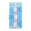 Cinnamoroll Gingham Binder Clips (Set of 3) Stationery Japan Original