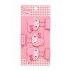 My Melody Gingham Binder Clips (Set of 3) Stationery Japan Original