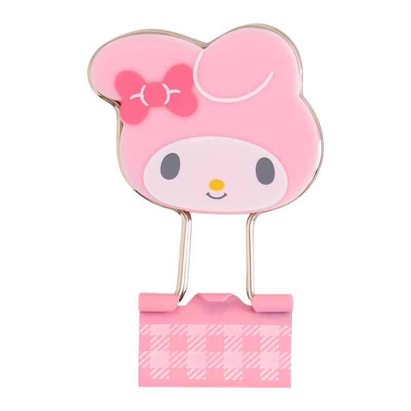 My Melody Gingham Binder Clips (Set of 3) Stationery Japan Original