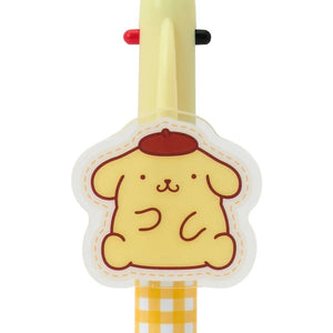 Pompompurin 2-Color Gingham Retractable Pen Stationery Japan Original