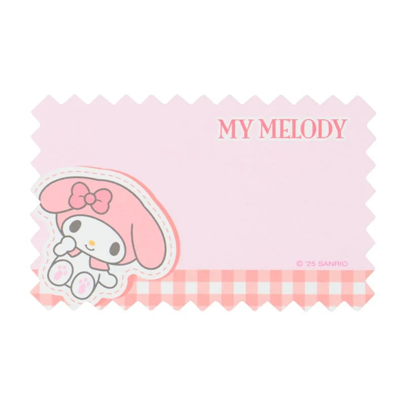 My Melody Gingham Mini Memo Sheets Stationery Japan Original
