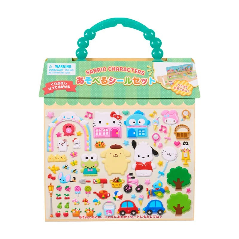 Sanrio Characters 86-pc Peel & Stick Sticker Set Stationery Japan Original