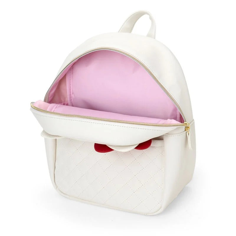 enter backpack mini envelope tagesrucksack Hello Kitty Face Quilted Backpack