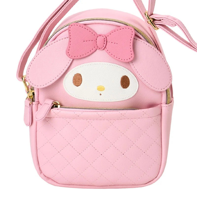 My Melody Classic Quilted Mini Crossbody Bags Japan Original