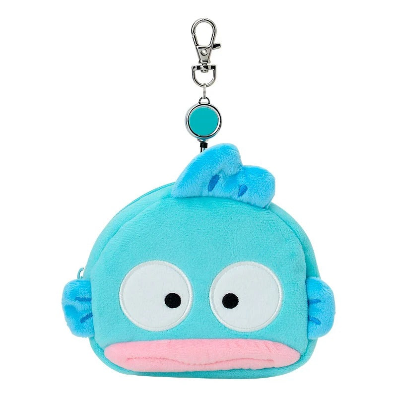 Hangyodon Plush ID Badge Holder & Reel Accessory Japan Original