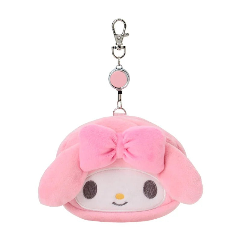 My Melody Plush ID Badge Holder & Reel