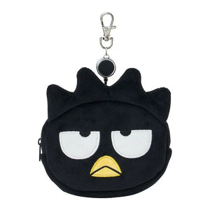 Badtz-maru Plush ID Badge Holder & Reel Accessory Japan Original