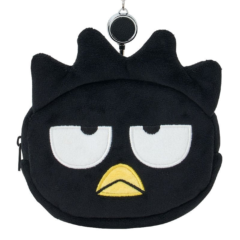 Badtz-maru Plush ID Badge Holder & Reel Accessory Japan Original