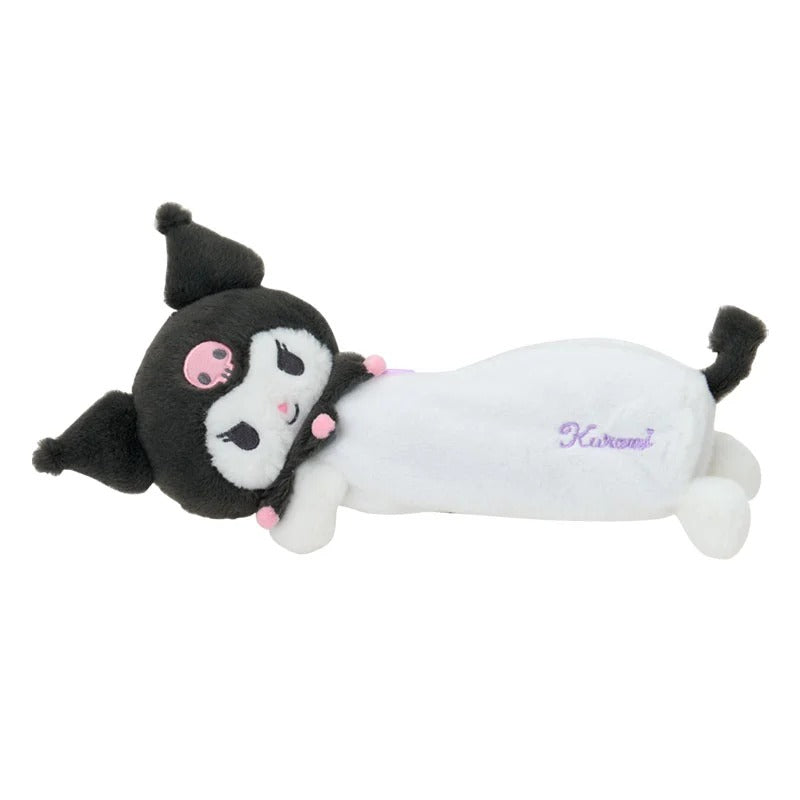 Kuromi Plush Pal Pencil Case (Side Pose) Stationery Japan Original