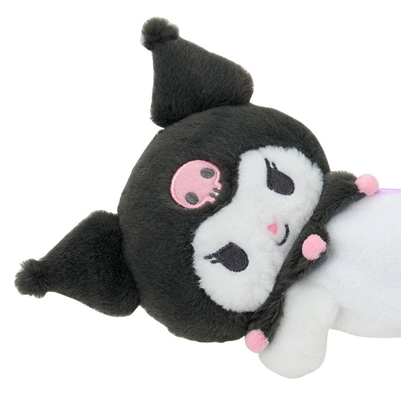 Kuromi Plush Pal Pencil Case (Side Pose) Stationery Japan Original