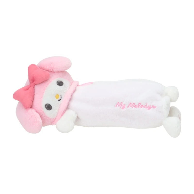 MY MELODY 筆箱 ピンク My Melody Plush Pal Pencil Case (Side Pose)