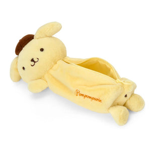 Pompompurin Plush Pal Pencil Case (Side Pose) Stationery Japan Original