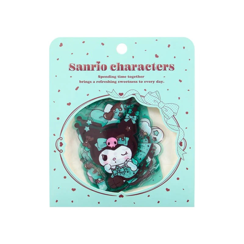 Sanrio Characters 22-pc Mini Sticker Pack (Chocolate Mint Series) Stationery Japan Original