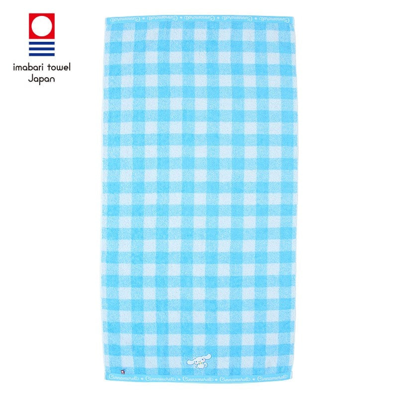 Cinnamoroll Gingham Imabari Bath Towel Home Goods Japan Original