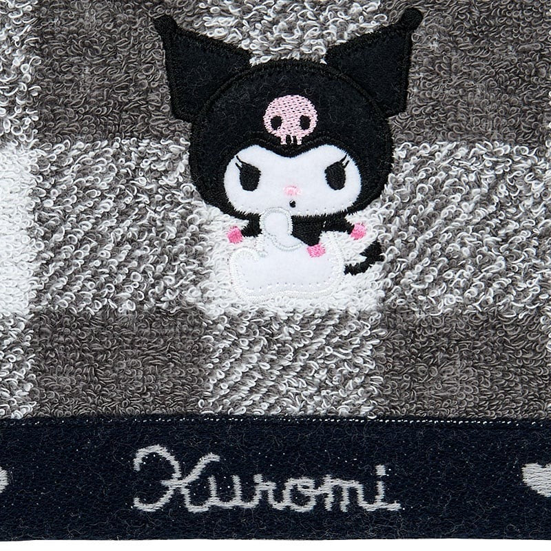 Kuromi Gingham Imabari Bath Towel Home Goods Japan Original