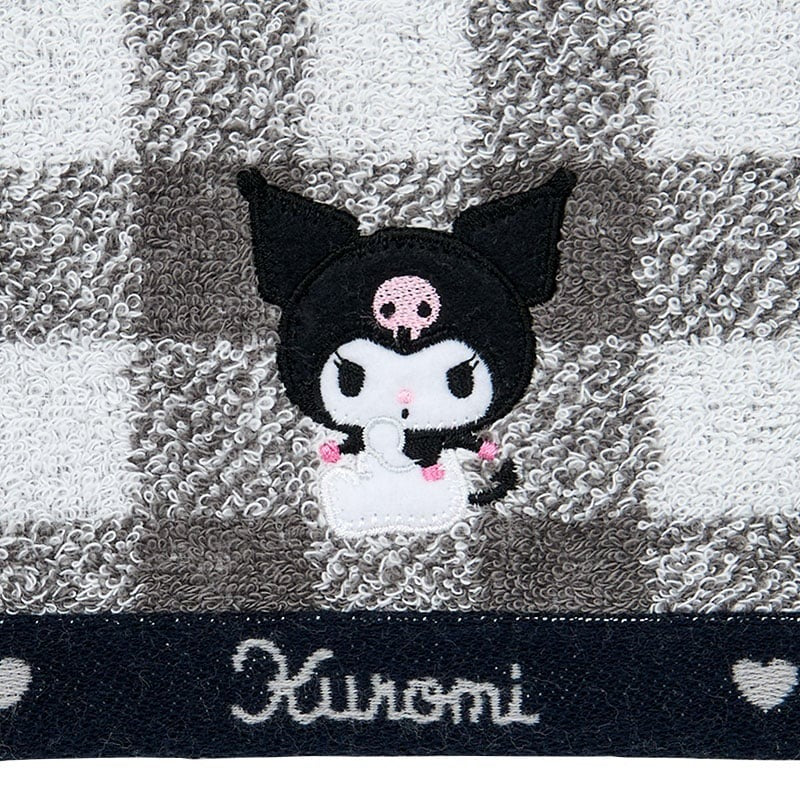 Kuromi Gingham Imabari Hand Towel Home Goods Japan Original