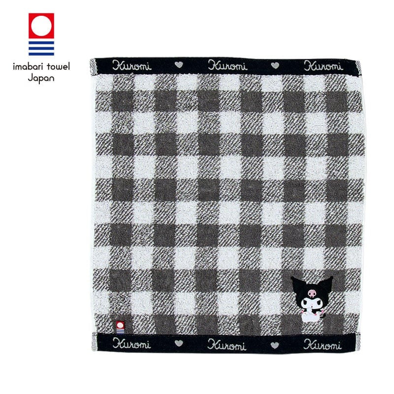 Kuromi Gingham Imabari Wash Towel Home Goods Japan Original