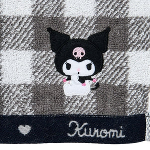 Kuromi Gingham Imabari Wash Towel Home Goods Japan Original