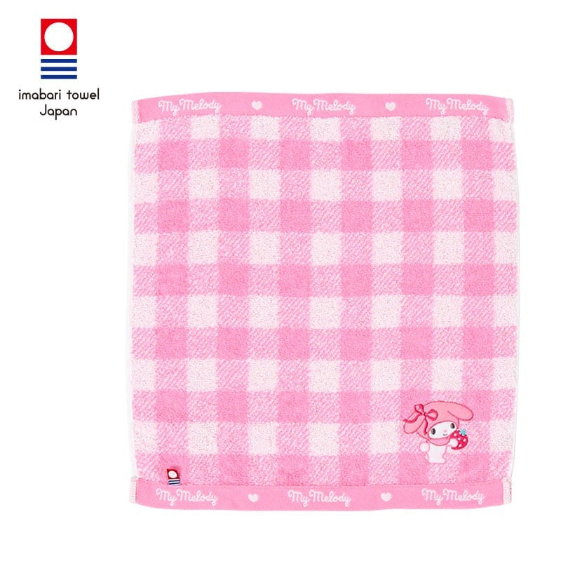 My Melody Gingham Imabari Wash Towel Home Goods Japan Original