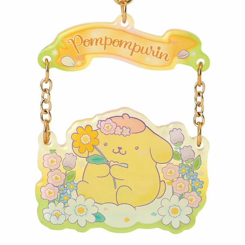 Pompompurin Acrylic Keychain (Everyone is the Star Series) Accessory Japan Original