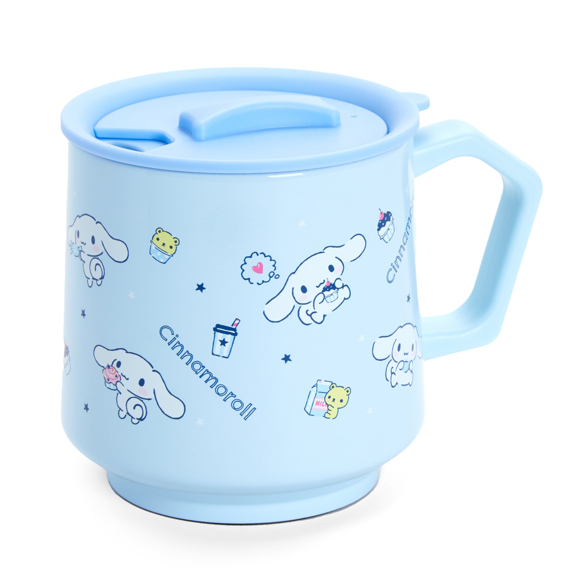 Hello Kitty Cinnamoroll Insulated Coffee Mug With Handle And Lid
