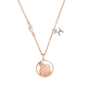 My Melody x 2Sweet Rose Gold Necklace Jewelry 2Sweet   