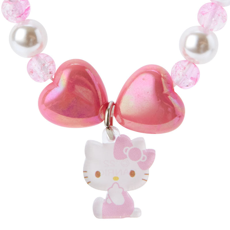 Sanrio Characters Beaded Necklace Hello Kitty