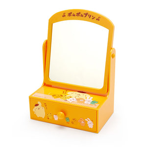Pompompurin Mini Chest with Mirror (Team Pudding Series) Home Goods Japan Original   
