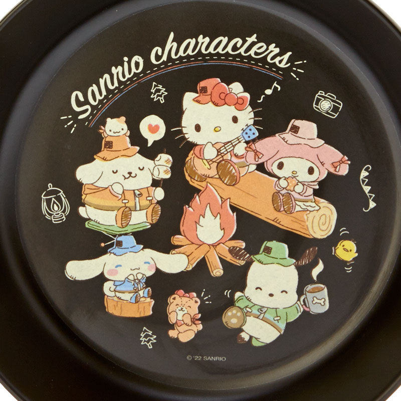 Sanrio Characters Melamine Skillet Plate (Cute Camp Series)